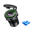 Car Motorcycle Ship Modified USB Charger Waterproof PD + QC3.0 Fast Charge, Model: Green Light With Terminal - free shipping - PMC TechLife - Order now!