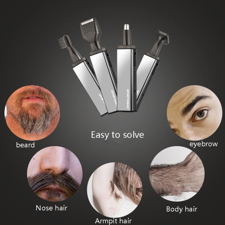Sportsman SM-416 Electric Mini Shaving Knife Eyebrow Trimming Knife Charging USB Nose Hair Trimmer, Specification: USB - free shipping - PMC TechLife - Order now!