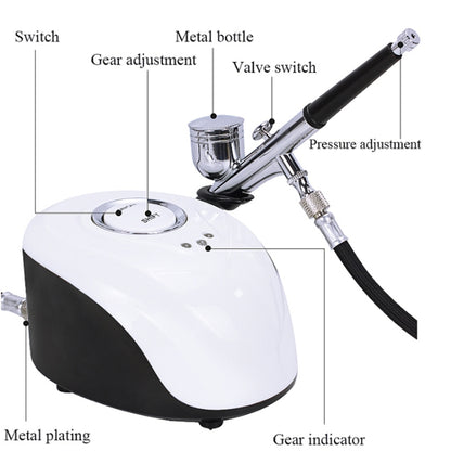 Beemyi BS-103 Beauty Salon High Pressure Oxygen Injection Device Household Handheld Facial Nano Spray Beauty Moisturizing Device, Specification: US Plug( Large Capacity) - free shipping - PMC Jewellery - Order now!