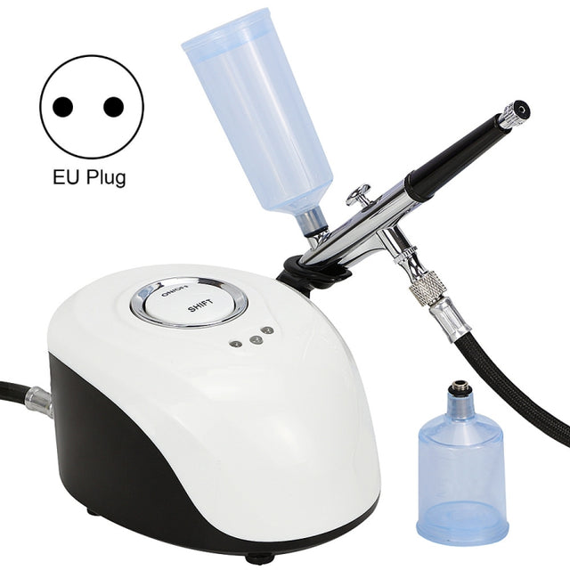 Beemyi BS-103 Beauty Salon High Pressure Oxygen Injection Device Household Handheld Facial Nano Spray Beauty Moisturizing Device, Specification: EU Plug( Large Capacity)