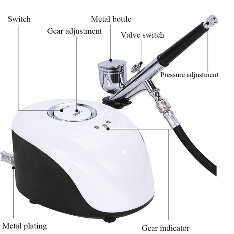 Beemyi BS-103 Beauty Salon High Pressure Oxygen Injection Device Household Handheld Facial Nano Spray Beauty Moisturizing Device, Specification: EU Plug( Large Capacity) - free shipping - PMC Jewellery - Order now!