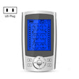 24-Mode Digital Electronic Pulse Massager Intelligent Whole Body Physical Therapy Meridian Massager, Specification: US Plug( Silver) - Massage & Relaxation by PMC TechLife | Online Shopping South Africa | PMC TechLife