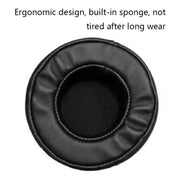 2 PCS For ZIDLI ZH17 Thickened Sponge Headset Cover(Black)