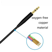 2 PCS 3.5mm To 2.5mm Audio Cable For Bose QC25 / QC35 / Soundtrue / SoundLink / OE2(Black)
