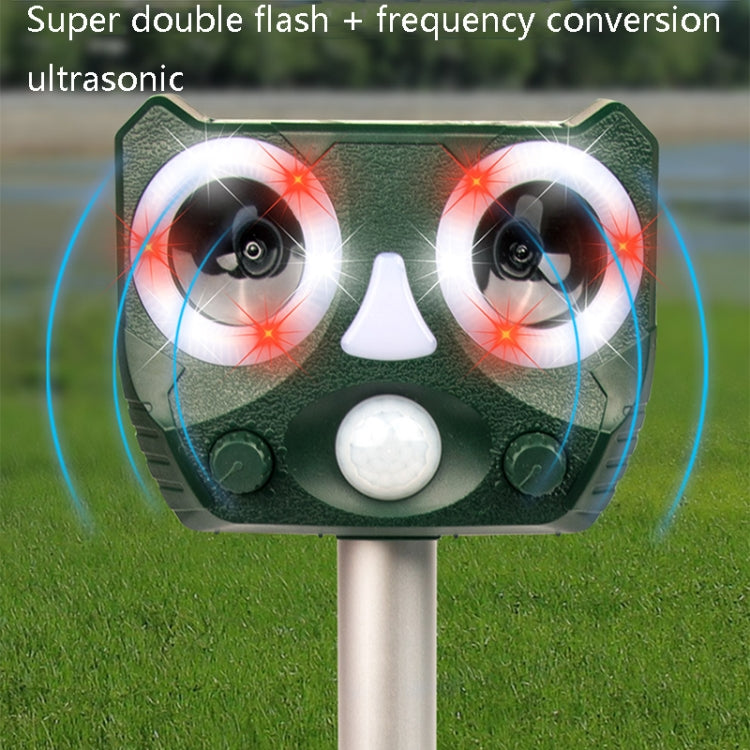 119A Outdoor Solar Ultrasonic Insect Repellent Animal Repellent(Green) - free shipping - PMC TechLife - Order now!