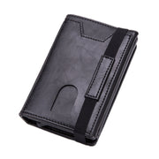 RFID Anti-Theft Aluminum Alloy Card Case(Mad Horse Black)