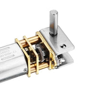 GW12N20 Worm Gear Low Speed Motor Ultra Mini Gear Power-Off Self-Locking Motor For Smart Car Robot(12V 20RPM)