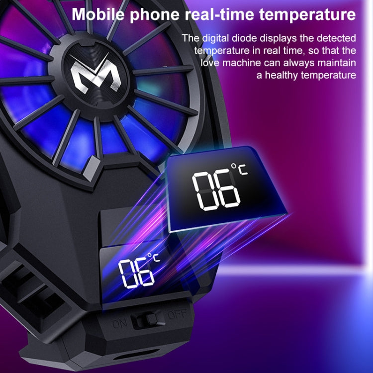 MEMO DL05 Semiconductor Cooling Mobile Phone Radiator with Colorful Lights - Cooling Fan Radiator by PMC TechLife | Online Shopping South Africa | PMC TechLife | Buy Now Pay Later Mobicred
