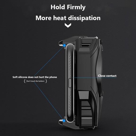 MEMO DL06 Semiconductor Cooling Mobile Phone Radiator with Colorful Lights