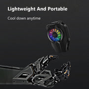MEMO DL06 Semiconductor Cooling Mobile Phone Radiator with Colorful Lights