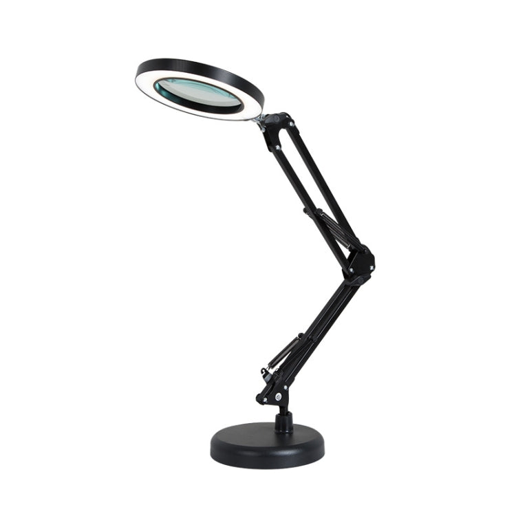 8X Magnifying Glass Lamp Beauty Nail Tattoo Repair Office Reading Lamp, Colour: With Magnifying Glass (Black) -  by PMC TechLife | Online Shopping South Africa | PMC TechLife