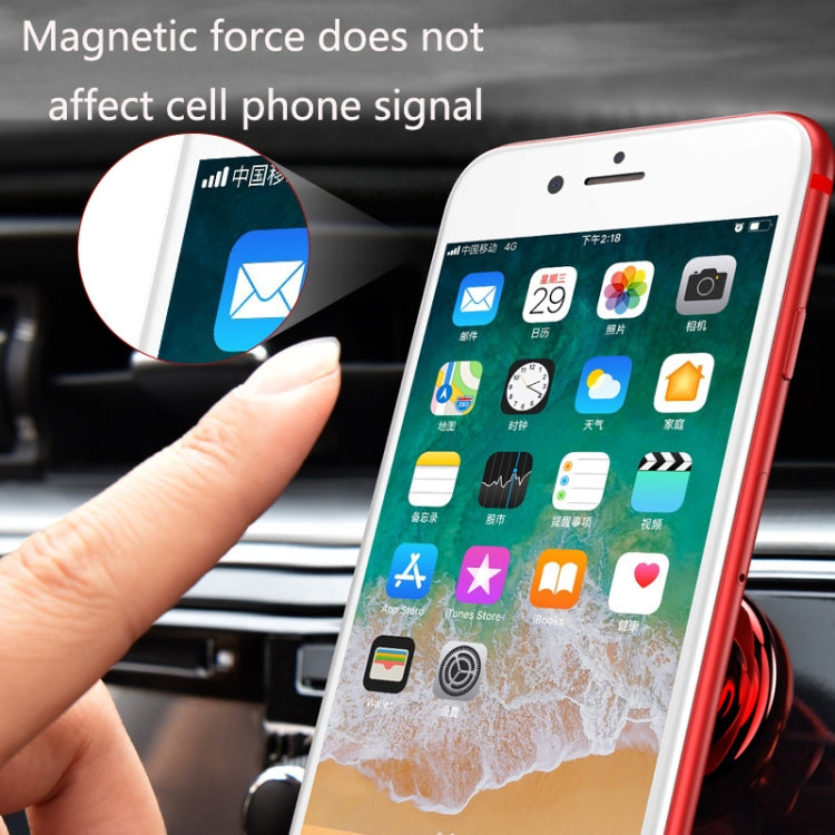 Multifunctional Magnetic Sticking Type Mobile Phone Car Holder(Black)