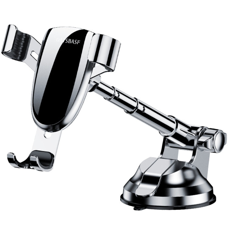 OATSBASF 03513 Phone Car Magnetic Telescopic Bracket Suction Cup Type Navigation Mobile Phone Bracket(Graphite Black) - Universal Car Holders by OATSBASF | Online Shopping South Africa | PMC Jewellery | Buy Now Pay Later Mobicred