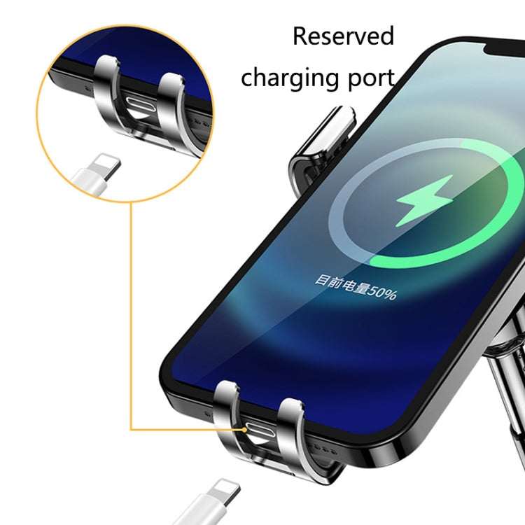 OATSBASF 03513 Phone Car Magnetic Telescopic Bracket Suction Cup Type Navigation Mobile Phone Bracket(Graphite Black) - Universal Car Holders by OATSBASF | Online Shopping South Africa | PMC TechLife | Buy Now Pay Later Mobicred