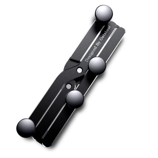 Oatsbasf 02750 Gravity Car Mobile Phone Holder In-car Navigation Buckle Bracket Air Outlet Bracket( Black) - free shipping - PMC Jewellery - Order now!