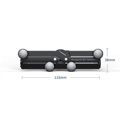 Oatsbasf 02750 Gravity Car Mobile Phone Holder In-car Navigation Buckle Bracket Air Outlet Bracket( Black) - free shipping - PMC Jewellery - Order now!