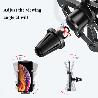 Oatsbasf 02750 Gravity Car Mobile Phone Holder In-car Navigation Buckle Bracket Air Outlet Bracket( Black) - free shipping - PMC Jewellery - Order now!
