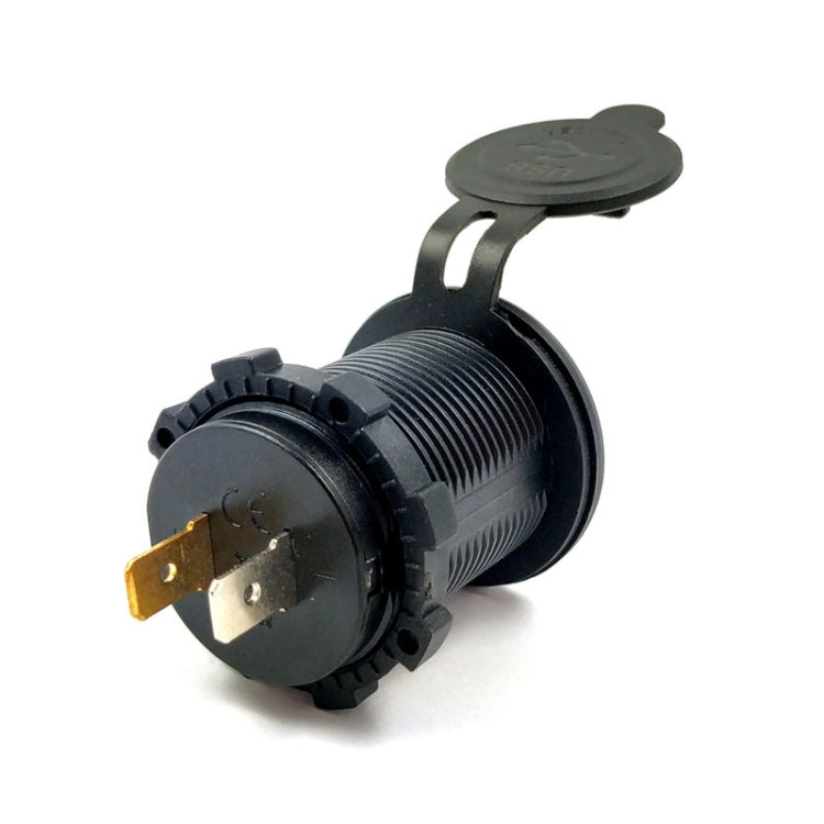KWG-P1 Car Motorcycle Ship Modified USB Charger 5V 3.1A With Blue LED Lamp Display Water-resistant And Dustproof Car Charger