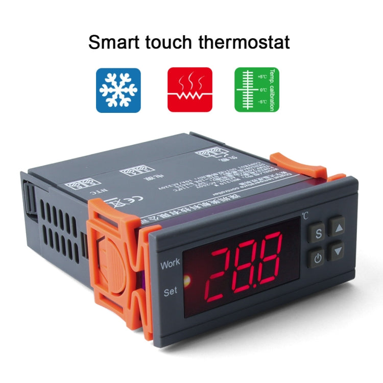 MH-1210W Digital LCD Temperature Controller Thermocouple Thermostat Regulator with Sensor Termometer, Temperature Range: -50 to 110 Degrees Celsius - Thermostat & Thermometer by PMC TechLife | Online Shopping South Africa | PMC TechLife