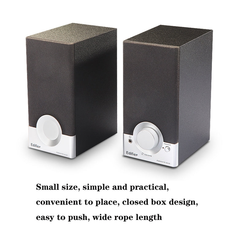 Edifier R18T Notebook Desktop Computer Mini Speaker Small Subwoofer, US Plug(Black) - free shipping - PMC Jewellery - Order now!