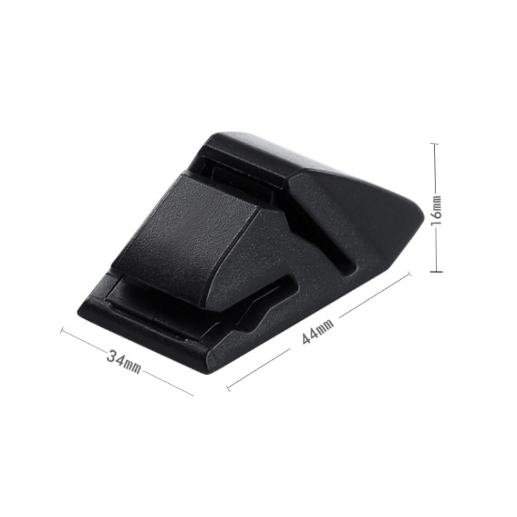 4 PCS Car Card Fixed Base Temporary Parking Card Clip Card Ticket Storage Clip