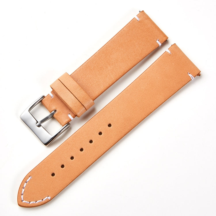 First Layer Retro Cowhide Frosted Leather Quick Release Universal Watch Band, Size��� 18mm(Black) - 18mm Bands by PMC TechLife | Online Shopping South Africa | PMC TechLife | Buy Now Pay Later Mobicred
