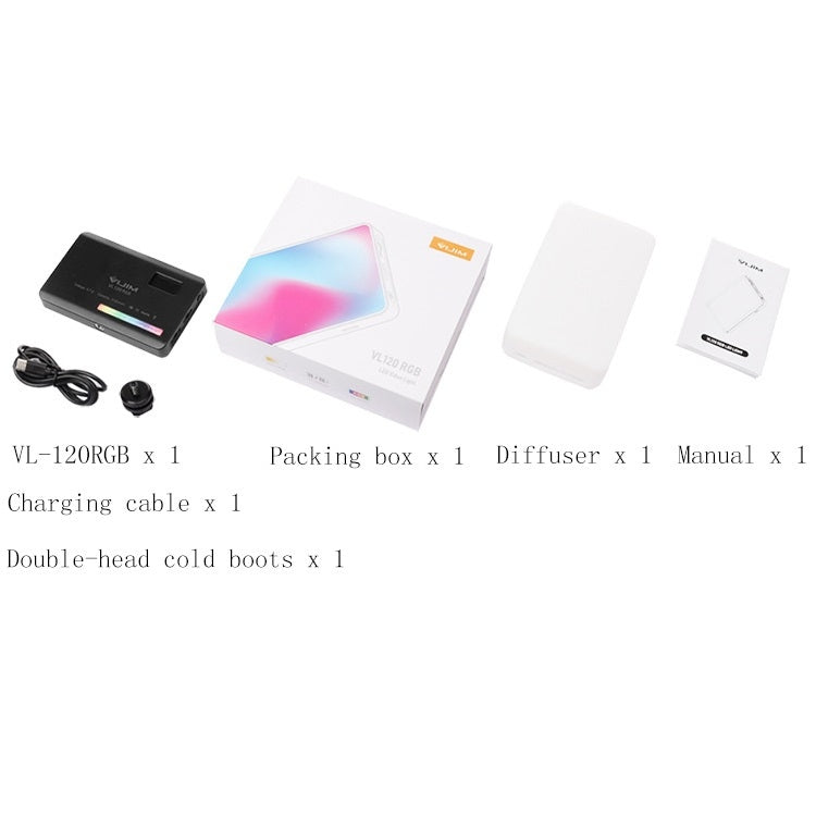 Ulanzi VL120 RGB Full Color RGB SLR Camera Photography Live Photo Video Small Light - free shipping - PMC Jewellery - Order now!