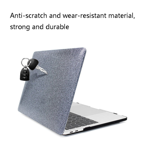 For MacBook Air 13 A1932 / A2179 / A2337 Plane PC Laptop Protective Case (Pure Black)