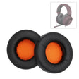 1 Pair Thicken Sponge Headset Set 90mm Earmuffs For Kraken 7.1 V2 Pro(Orange) - Earmuff & Pad by PMC TechLife | Online Shopping South Africa | PMC TechLife