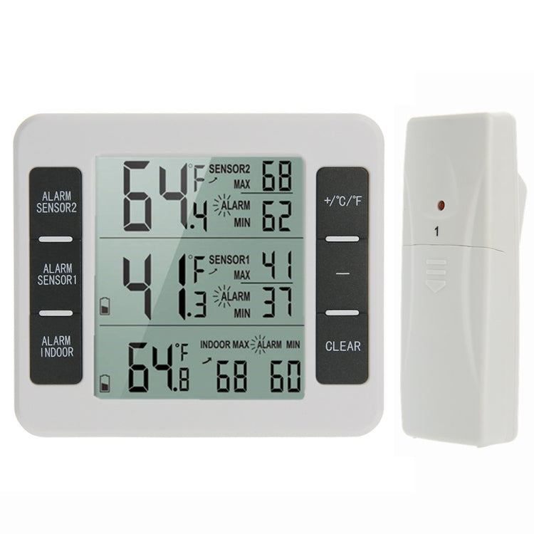 SN010 Wireless Indoor Outdoor High-Precision Thermometer Electronic Refrigerator Thermometers(One to One) - Indoor Thermometer by PMC TechLife | Online Shopping South Africa | PMC TechLife