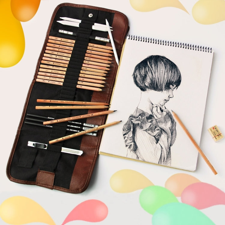 29 PCS / Set MARCO Beginner Sketch Set Sketching Tools MARCO Sketch Set - Art Supplies by MARCO/马可 | Online Shopping South Africa | PMC Jewellery | Buy Now Pay Later Mobicred