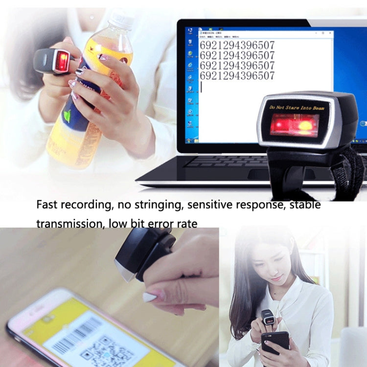 NETUM 2D Mini Wireless Bluetooth Ring Scanner(R2L) - free shipping - PMC Jewellery - Order now!