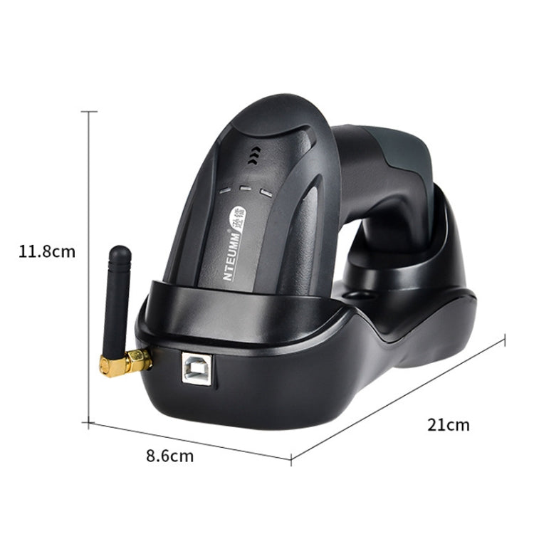 NETUM H3 Wireless Barcode Scanner Red Light Supermarket Cashier Scanner With Charger, Specification: One-dimensional - free shipping - PMC Jewellery - Order now!