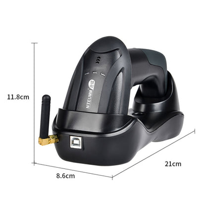 NETUM H3 Wireless Barcode Scanner Red Light Supermarket Cashier Scanner With Charger, Specification: One-dimensional - free shipping - PMC Jewellery - Order now!