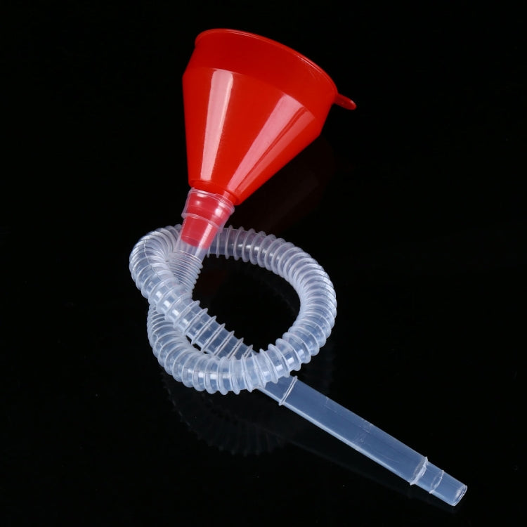 Pour Oil Tool  Car Motorcycle Truck Vehicle Plastic Filling Funnel with Soft Pipe - free shipping - PMC TechLife - Order now!