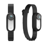 Sunnylife  IST-Q9335 Camera Strap Silicone Protective Cover Wristband Palm Backpack Bicycle Strap Cat Collar For Insta360 GO2(Black)