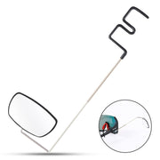 WEST BIKING Bicycle Riding Glasses Mini Rearview Mirror Multi-Angle Adjustable Flat Mirror(Black)