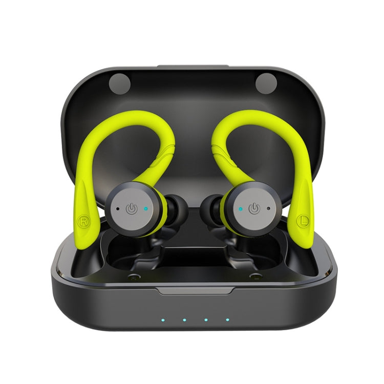 BE1032 Ear-mounted Waterproof Sports TWS Wireless Bluetooth Earphone(Fluorescent Green) - TWS Earphone by PMC TechLife | Online Shopping South Africa | PMC TechLife