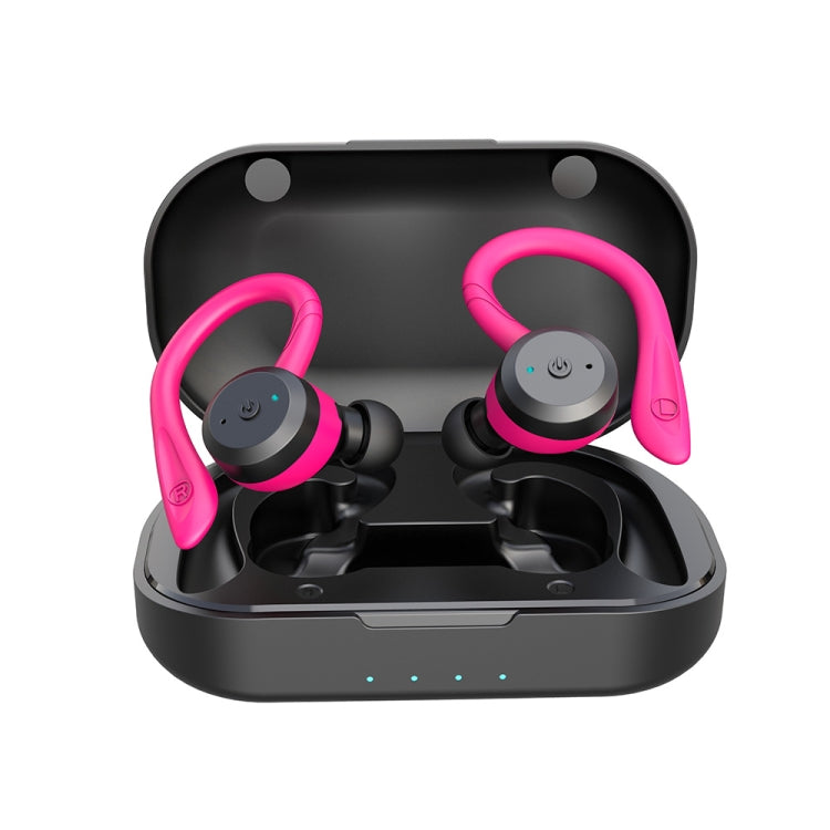BE1032 Ear-mounted Waterproof Sports TWS Wireless Bluetooth Earphone(Rose Red) - TWS Earphone by PMC TechLife | Online Shopping South Africa | PMC TechLife
