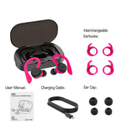 BE1032 Ear-mounted Water-resistant Sports TWS Wireless Bluetooth Earphone(Black)