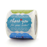 Thank You Sticker Seal Sticker Cake Decoration Label, Size: 50x35mm(K-112)