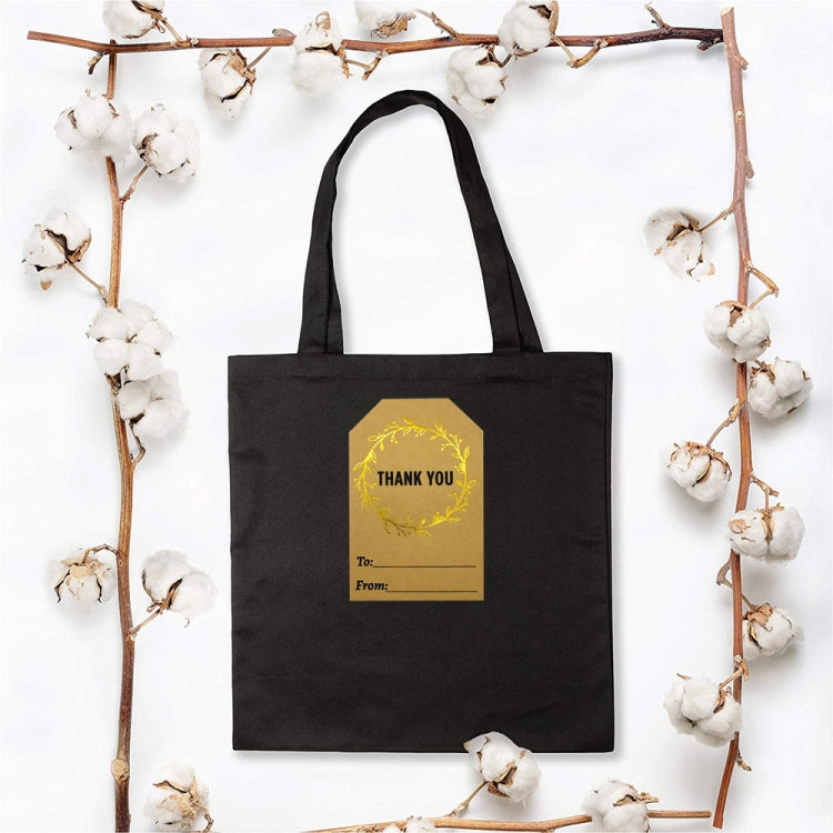 Kraft Paper Thank You Hot Stamping Sticker Gift Wrapping Decoration Label, Size: 50x75mm(K-74) - Sticker & Tags by PMC TechLife | Online Shopping South Africa | PMC TechLife