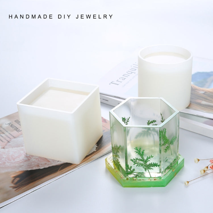 BM-02 Flower Pot Cup Pen Holder Silicone Mold(Roun) - Arts & Crafts by PMC TechLife | Online Shopping South Africa | PMC TechLife