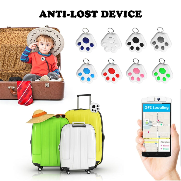 2 PCS HYC-09 Dog Paw Bluetooth Anti-Lost Device Pet Tracking Locator Keychain Smart Search Two-Way Alarm(Pink) - Anti-lost Alarm by PMC TechLife | Online Shopping South Africa | PMC TechLife