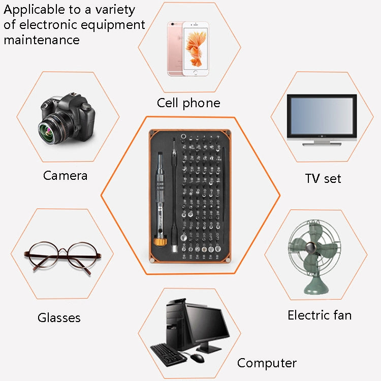 Obadun 9801 68 In 1 Screwdriver Set Manual Batch Glasses Screwdriver Hardware Repair Tool(Wood Grain Box) - Screwdriver Set by Obadun | Online Shopping South Africa | PMC TechLife | Buy Now Pay Later Mobicred