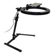 Overhead Shooting Bracket Ring Fill Light Set Live Beautifying LED Light Stand(Overhead Shot Bracket + Lamp)