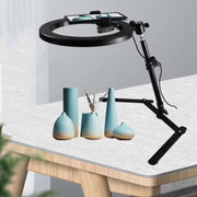 Overhead Shooting Bracket Ring Fill Light Set Live Beautifying LED Light Stand(Overhead Shot Bracket + Lamp)