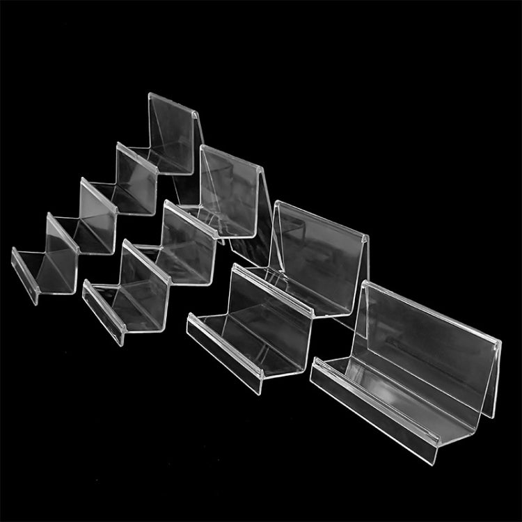 10 PCS Thickened Transparent Wallet Holder Plastic Phone Mask Display Stand Counter Display Stand,Specification: No. 4 4 Layer - Desktop Holder by PMC TechLife | Online Shopping South Africa | PMC TechLife