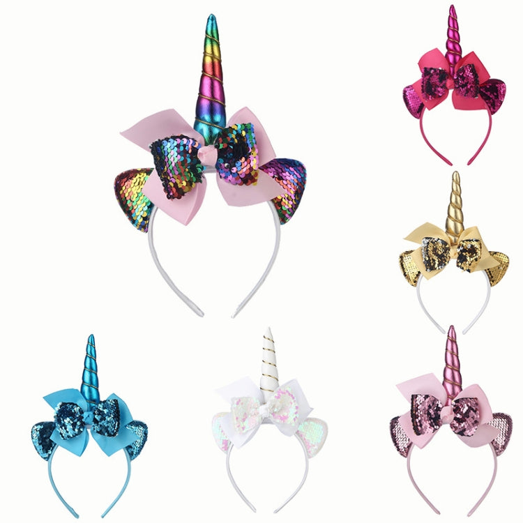 2 PCS F036 Cartoon Headband Children Birthday Festival Party Hair Accessories(White 1)