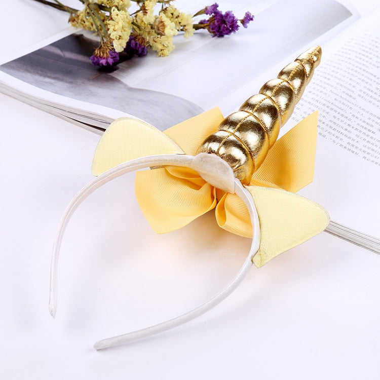 2 PCS F036 Unicorn Headband Children Birthday Festival Party Hair Accessories(Rose Red) - Holiday Decorations by PMC TechLife | Online Shopping South Africa | PMC TechLife